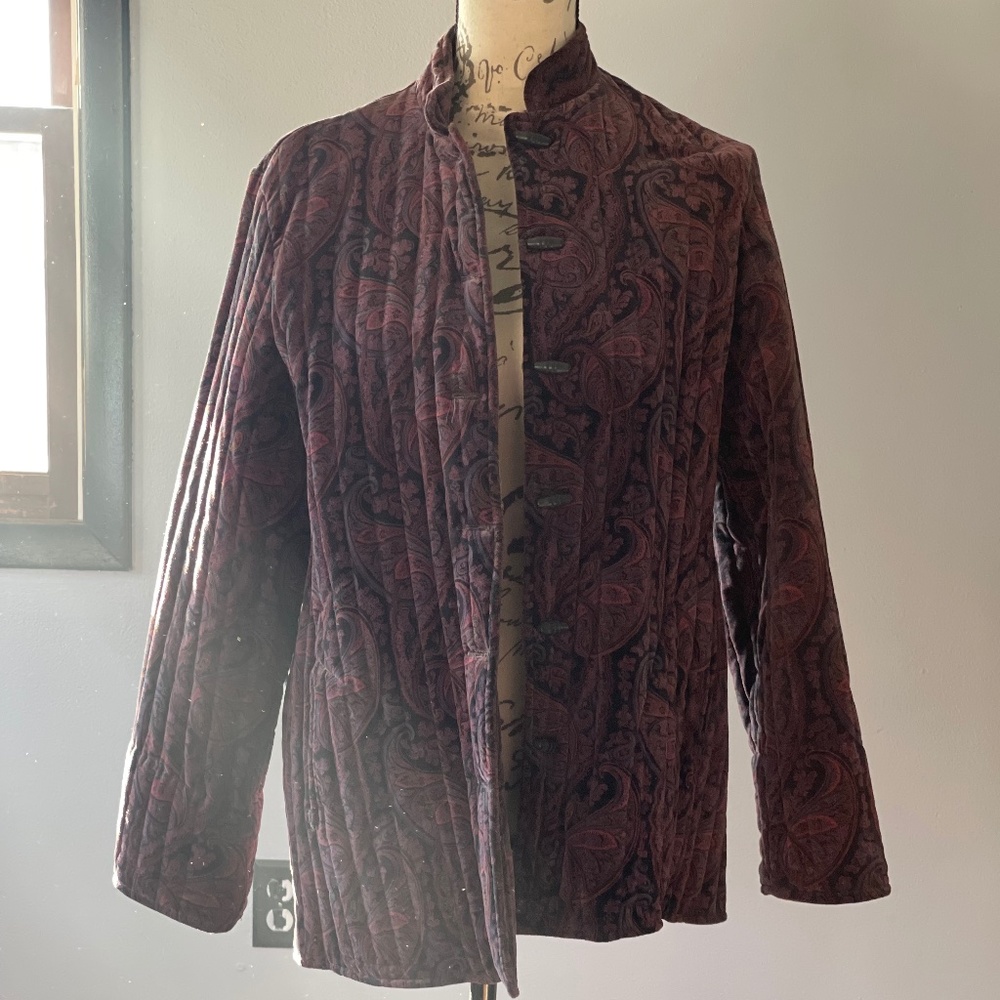 Paisley Print Jacket